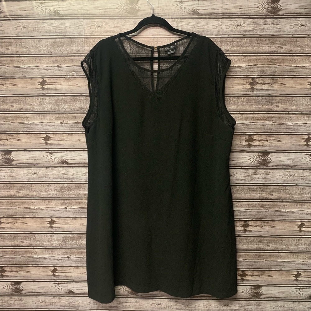 City Chic Black Shift‎ Cocktail Dress